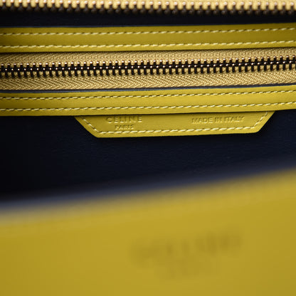 Celine Palmelato Mini Luggage Chartreuse 6 of 11