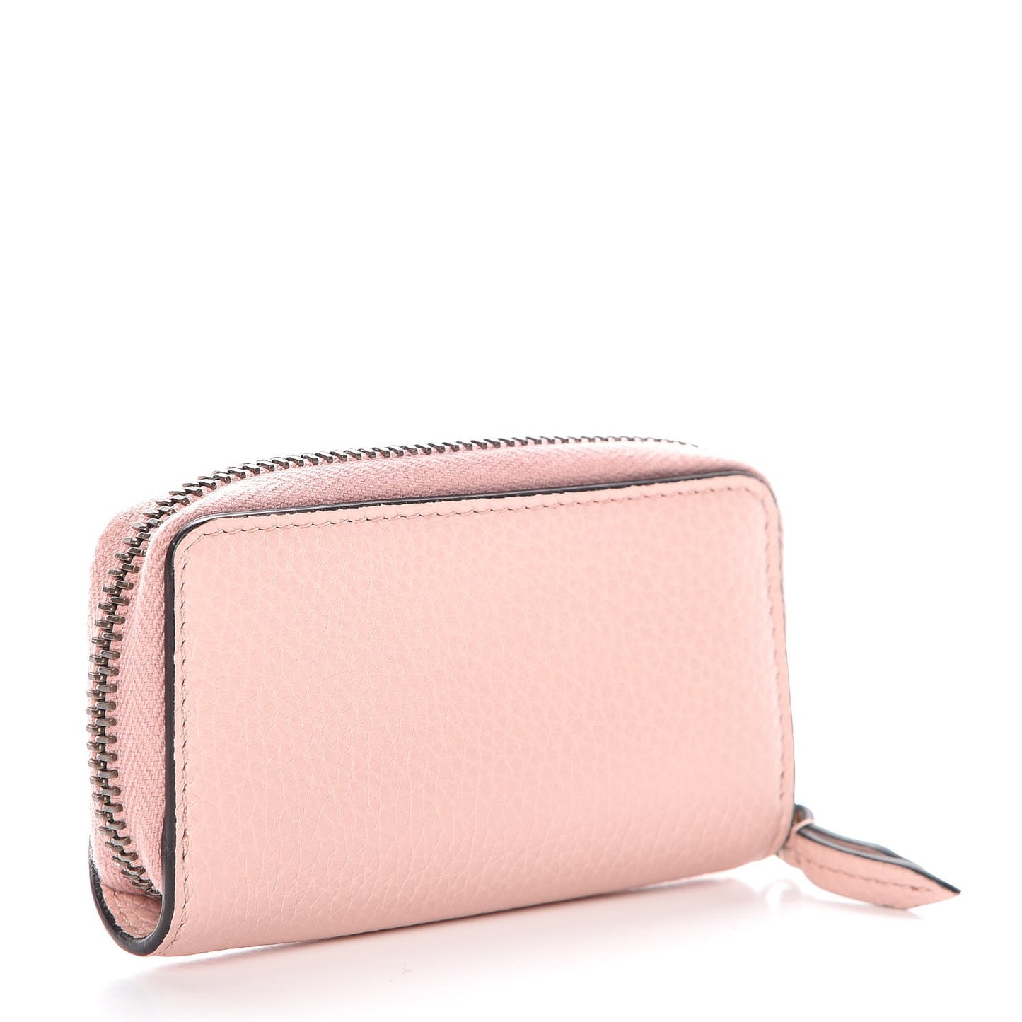 Cellarius Calfskin Blind For Love Animalier Zip Around Key Case Perfect Pink