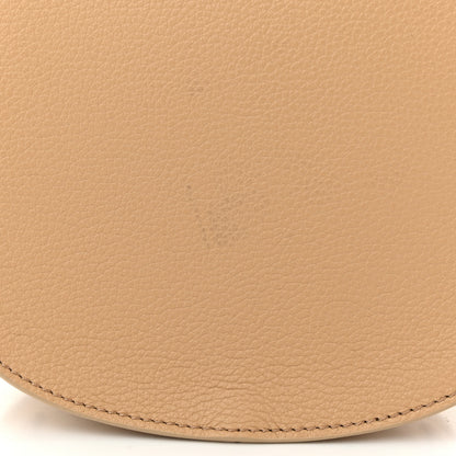 Chloe Grained Calfskin Small Marcie Saddle Bag Milky Brown 10 of 10