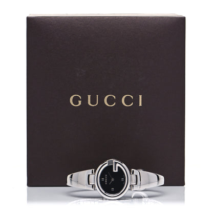 Gucci Stainless Steel 27mm Guccissima Quartz Watch Black 4 of 4