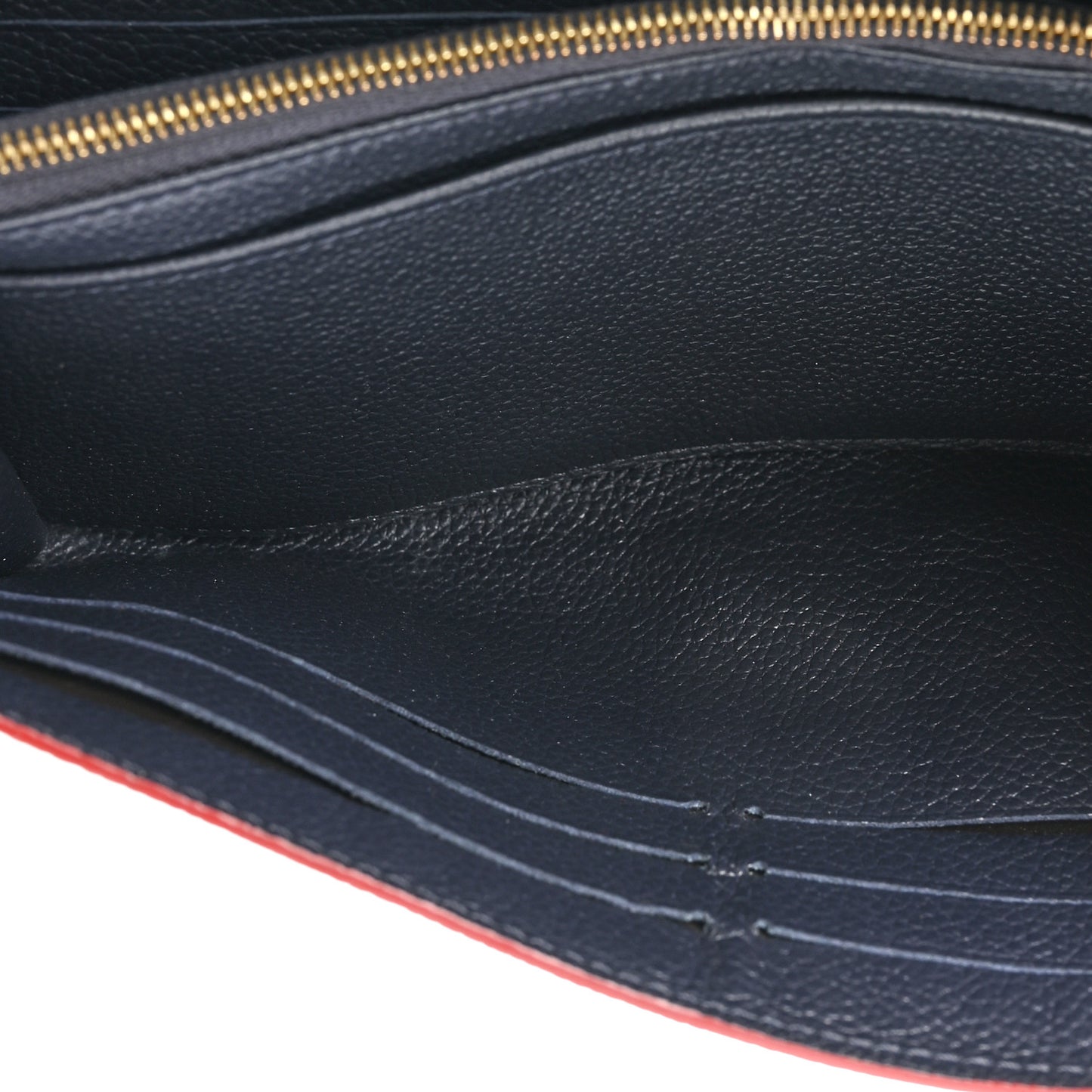 Empreinte Sarah Wallet NM Marine Rouge