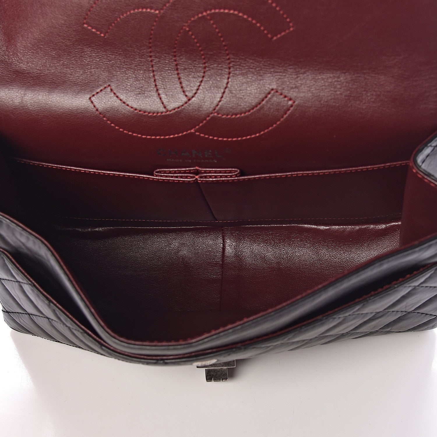 Chanel Aged Calfskin Quilted 2.55 Reissue 226 Flap Black 5 of 10