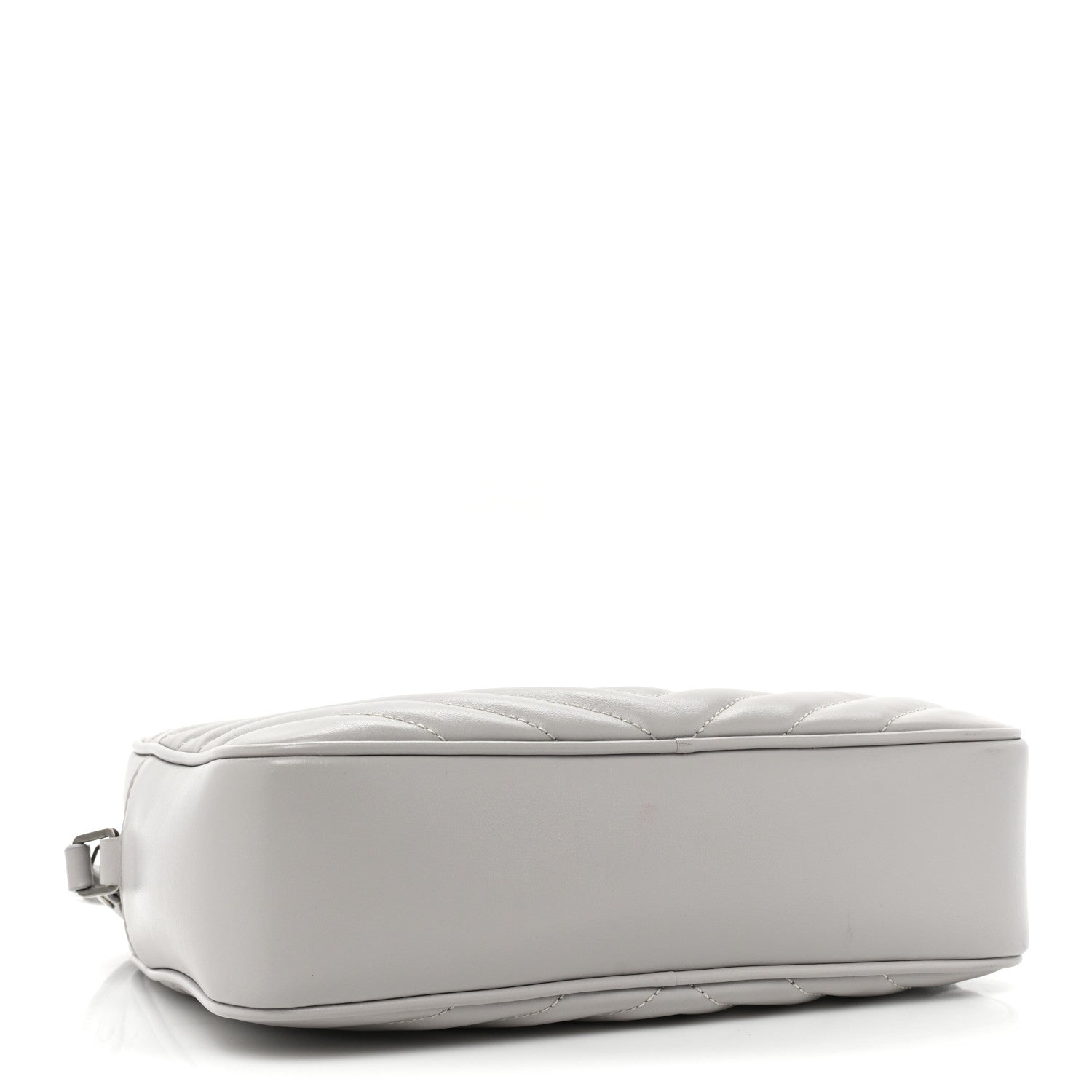 Saint Laurent Calfskin Matelasse Monogram Lou Camera Bag Granite 4 of 14