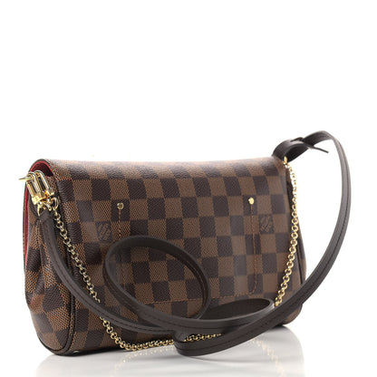 Louis Vuitton Damier Ebene Favorite MM 3 of 11