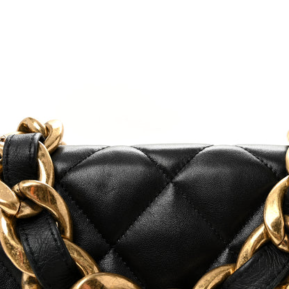 Chanel Lambskin Quilted Large CC Funky Town Flap Black 8 of 10