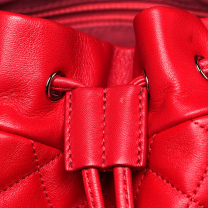 Chanel Lambskin Quilted Large Urban Spirit Backpack Red 13 of 18