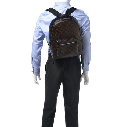 Louis Vuitton Monogram Macassar Josh Backpack 2 of 10