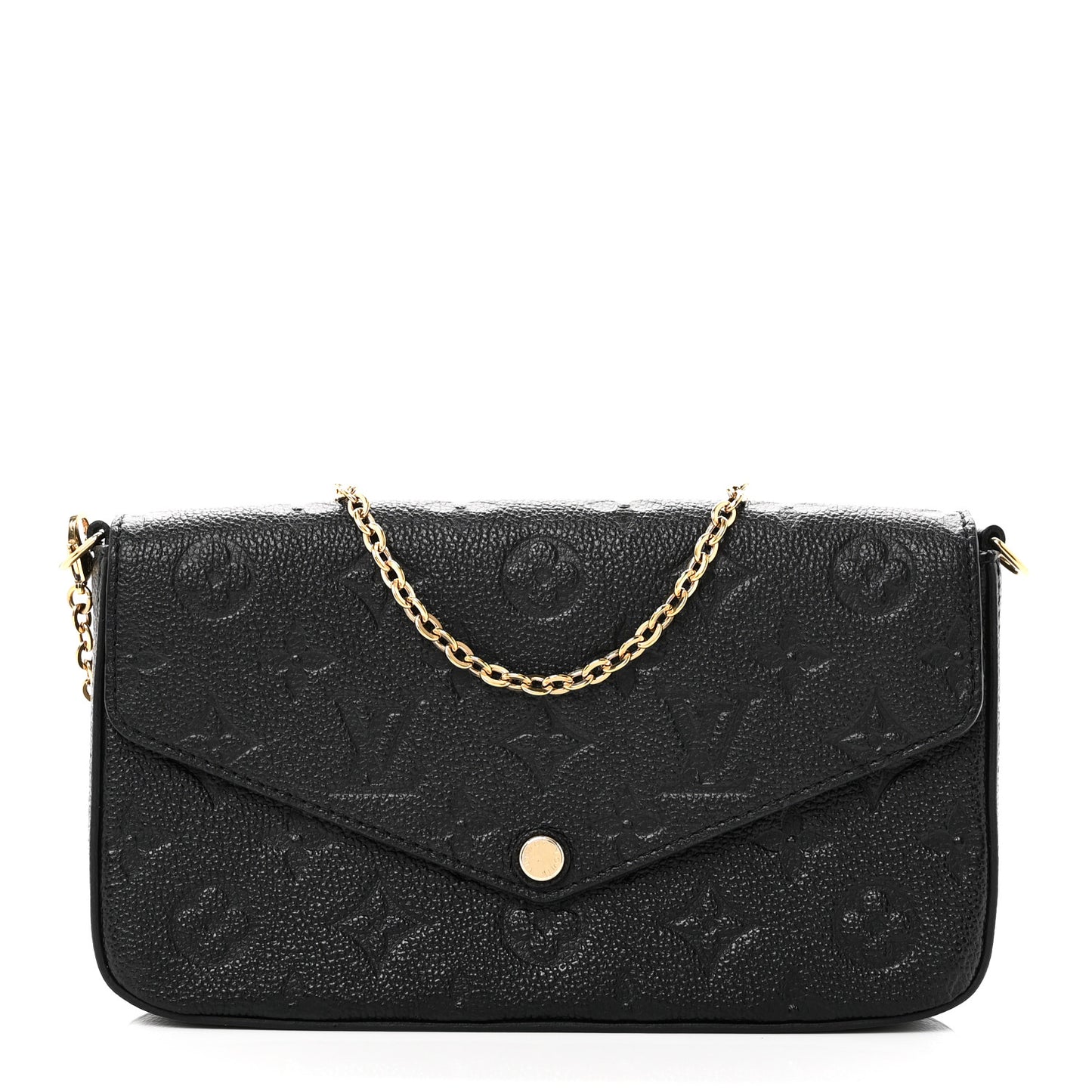 Empreinte Pochette Felicie Chain Wallet Black