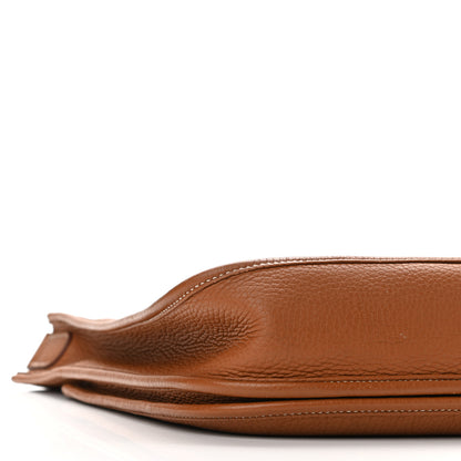 Hermes Taurillon Clemence Evelyne III PM Gold 8 of 9