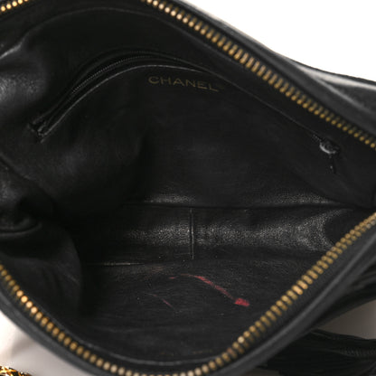 Chanel Lambskin Quilted Tassel Camera Case Black 5 of 14