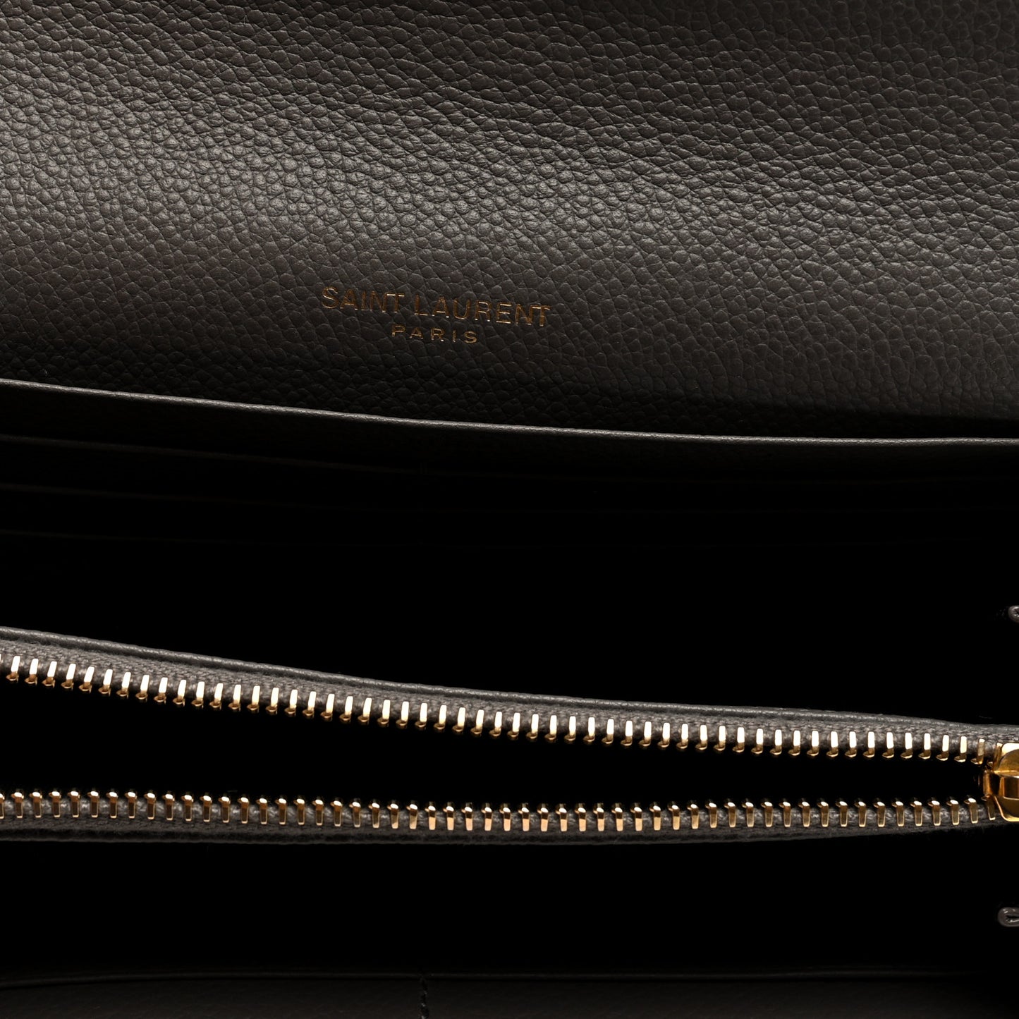 Grained Calfskin Monogram Large Flap Wallet Earth