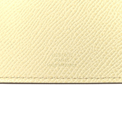 Hermes Epsom Tarmac PM Passport Holder Jaune Milton 6 of 8