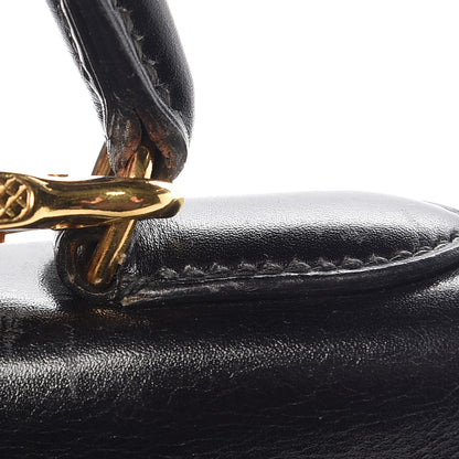 Hermes Box Kelly Retourne 32 Black 14 of 25