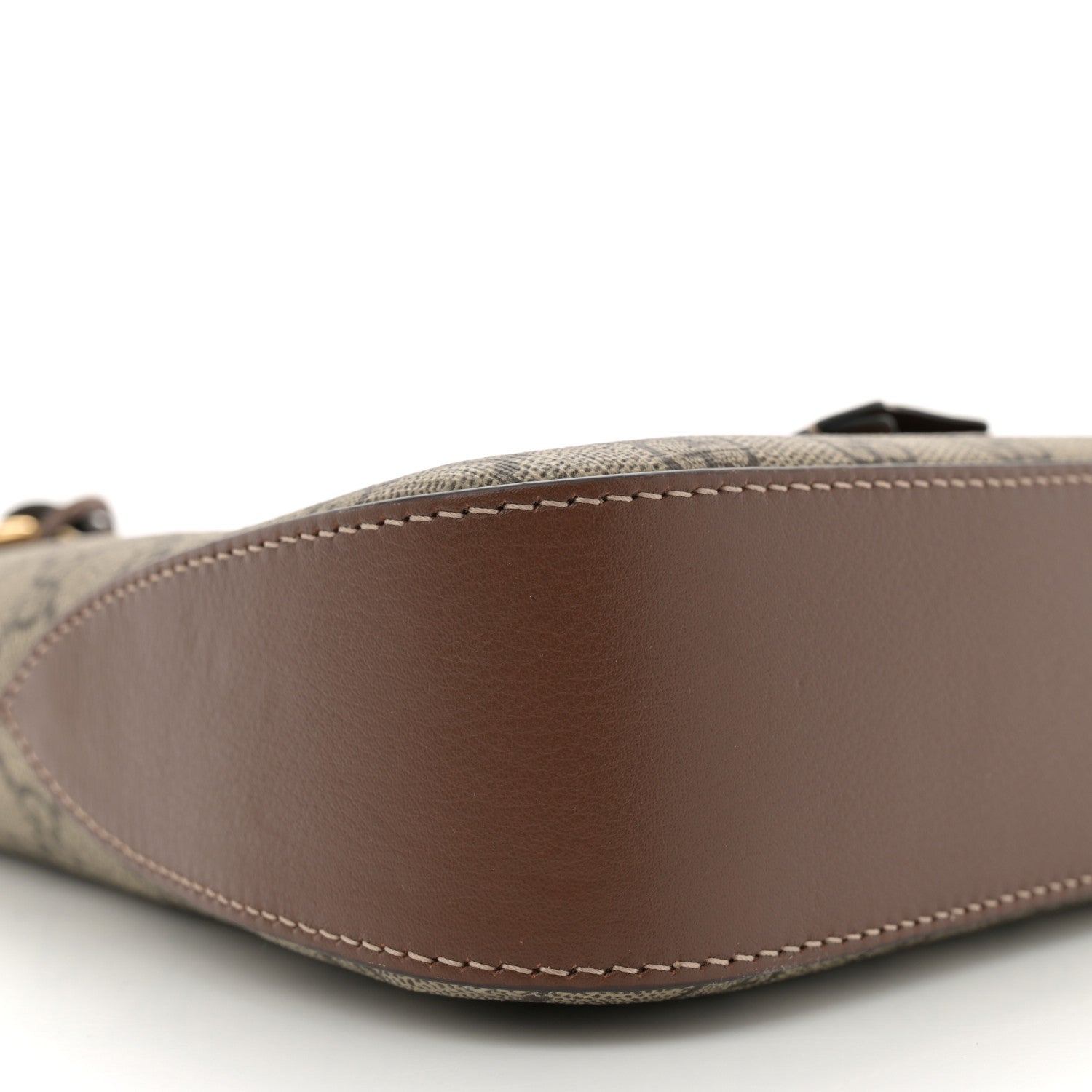 Gucci GG Supreme Monogram Medium Padlock Shoulder Bag Beige Ebony Brown Sugar 9 of 11