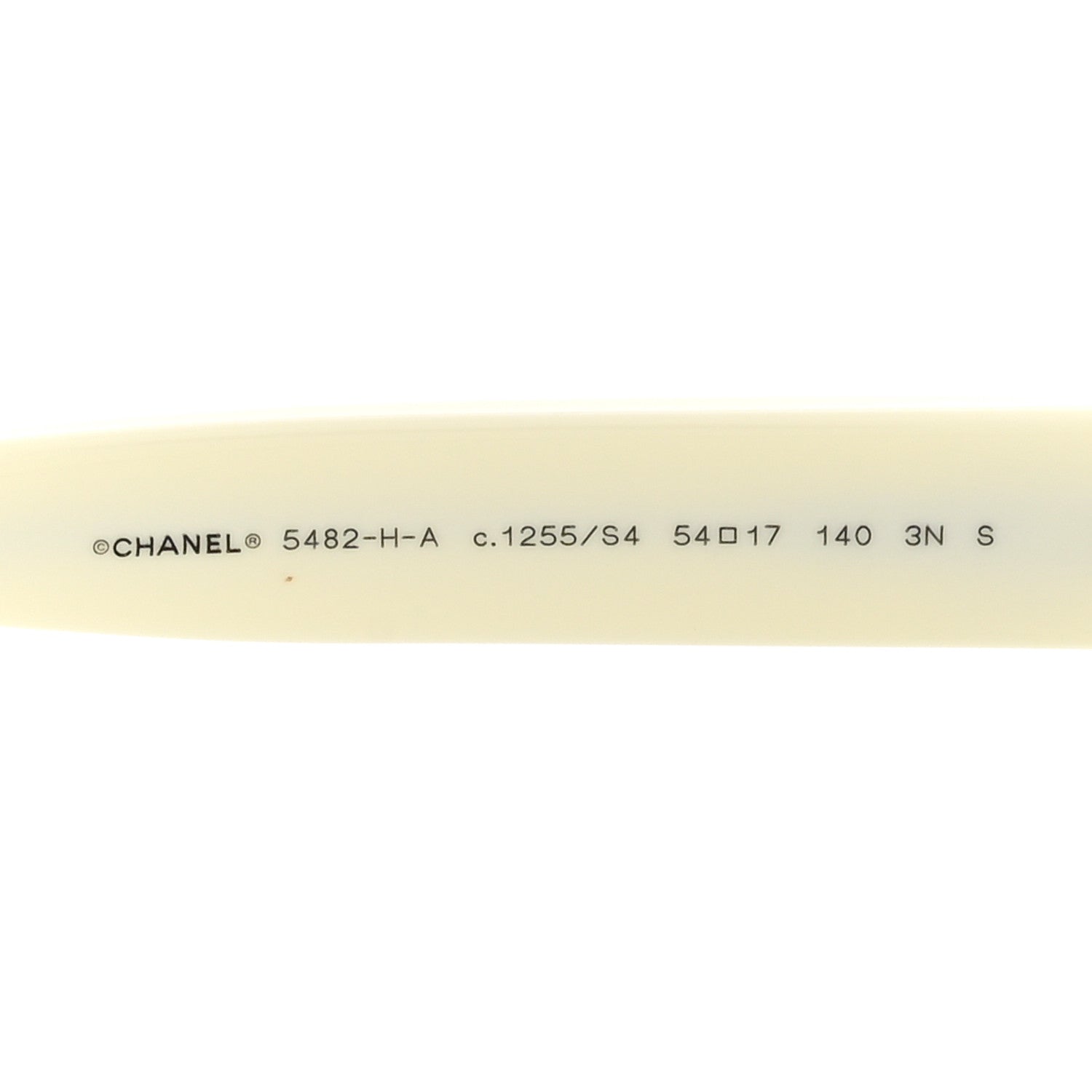 Chanel Acetate Polarized Pearl CC Square Sunglasses 5482-H-A White 5 of 10