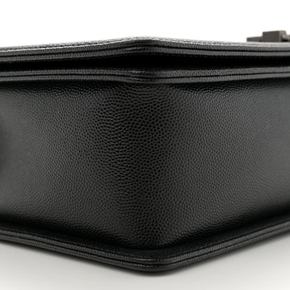 Chanel Caviar Quilted New Medium Boy Flap Black 9 of 10