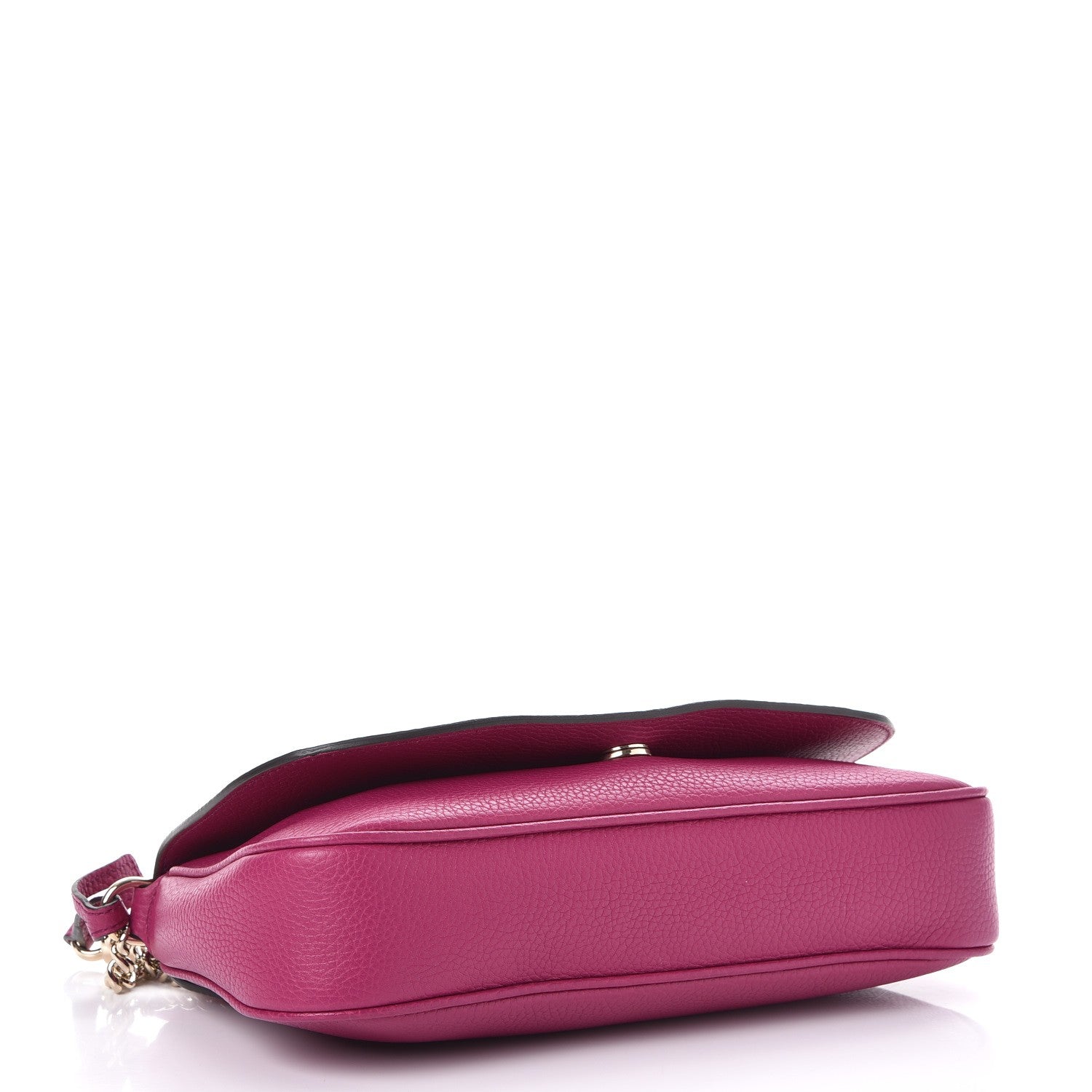 Gucci Cellarius Calfskin Medium Soho Flap Crossbody Bright Bouganville 4 of 8