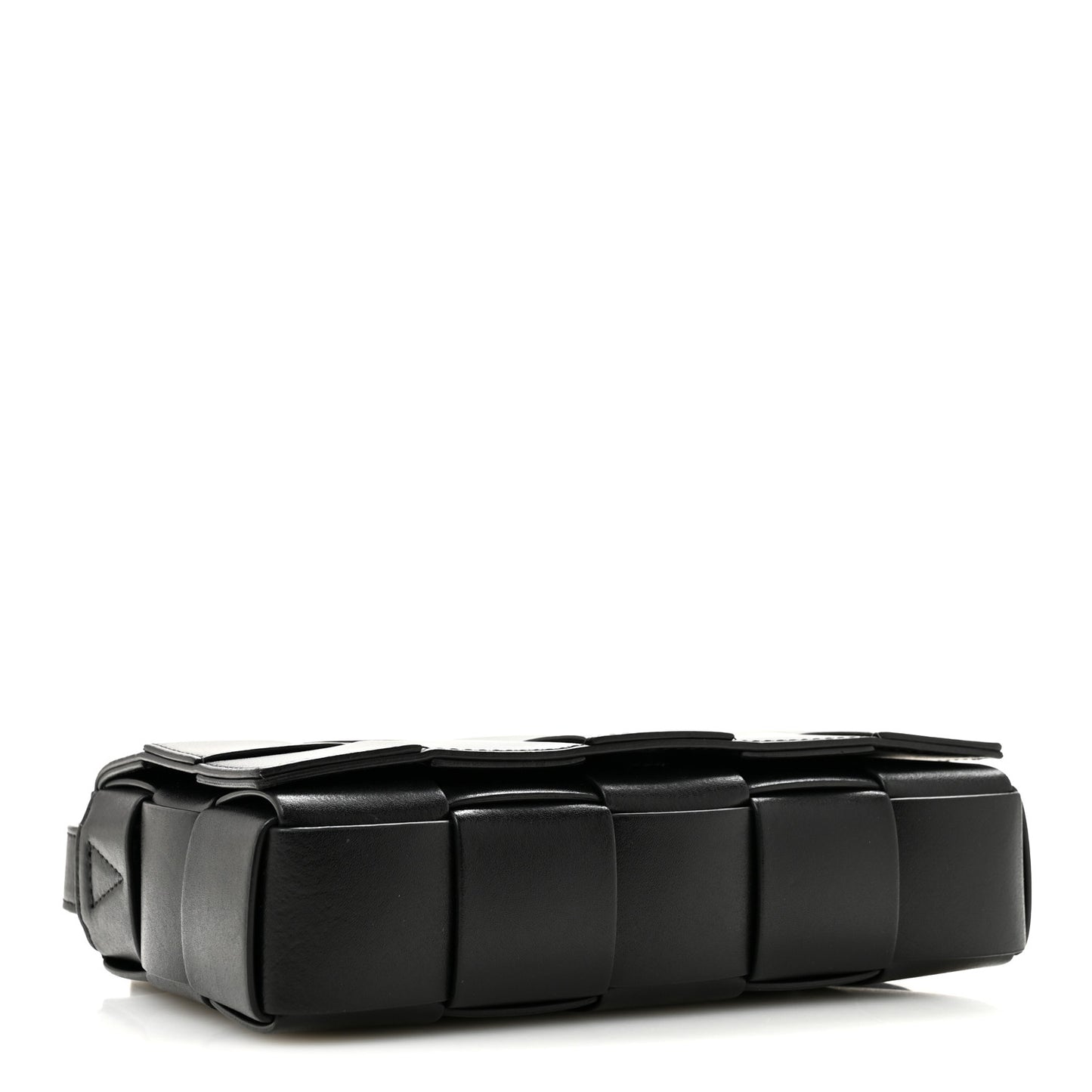 Nappa Maxi Intreccio Cassette Bag Black