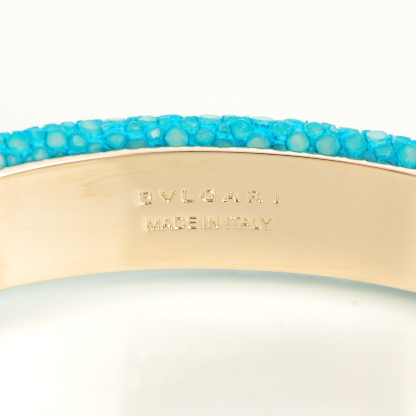 Galuchat Serpenti Forever Bracelet S Aquarelle Turquoise