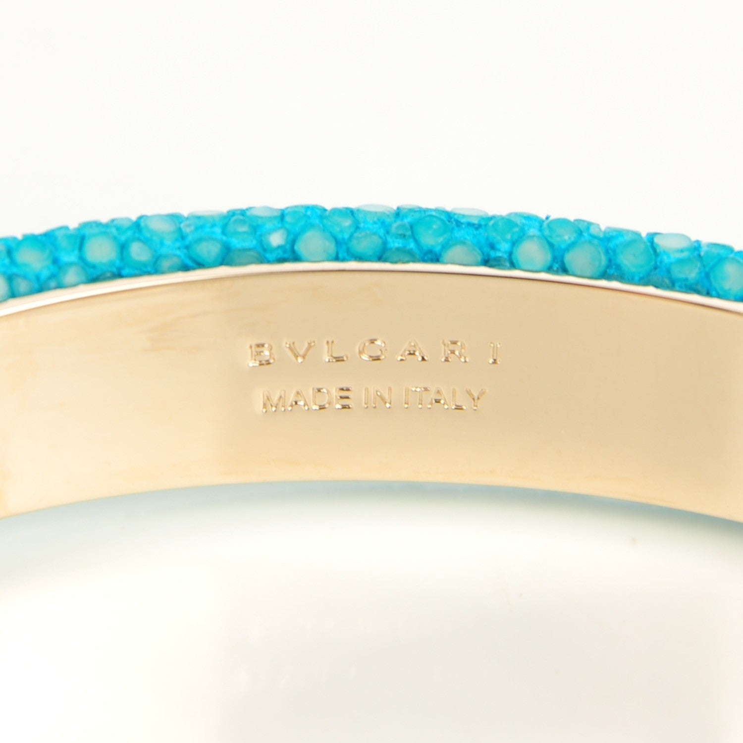 Bulgari Galuchat Serpenti Forever Bracelet S Aquarelle Turquoise 4 of 5