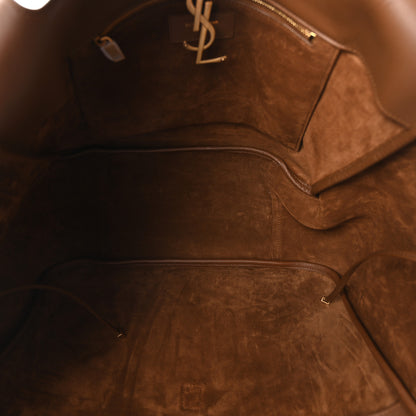 Saint Laurent Suede Bea Tote Golden Leaf 5 of 10