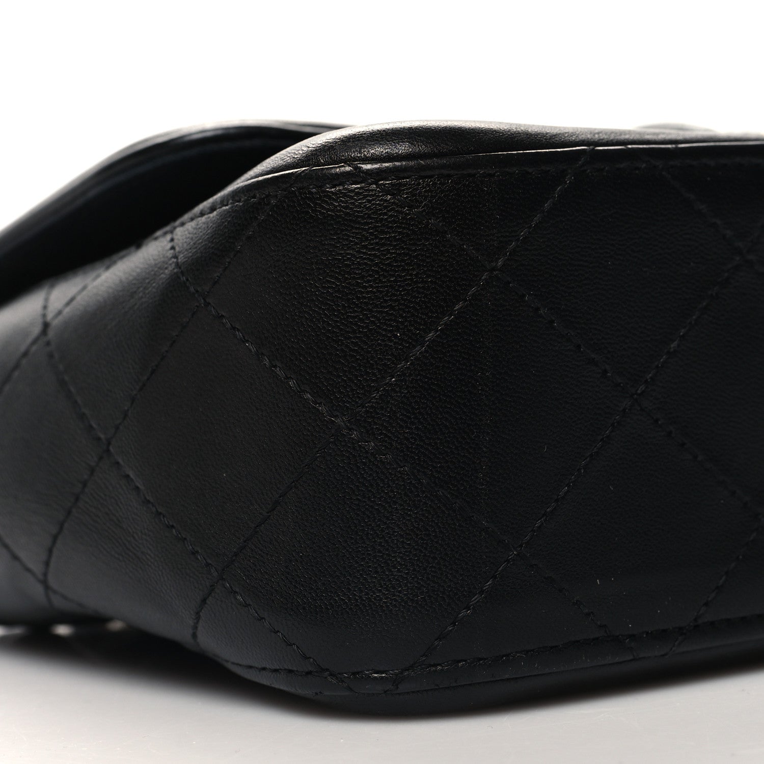 Chanel Lambskin Quilted Medium Elegant CC Flap Navy Black 9 of 10