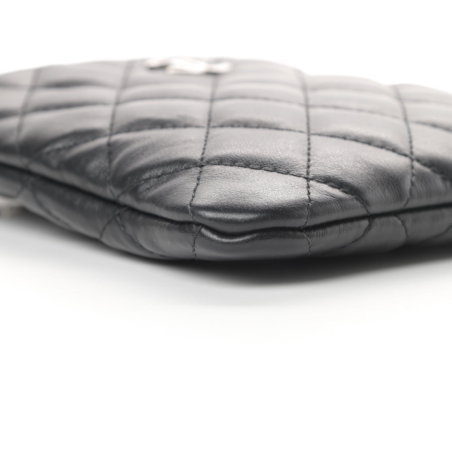 Chanel Lambskin Quilted Crossbody Bag Black 9 of 11