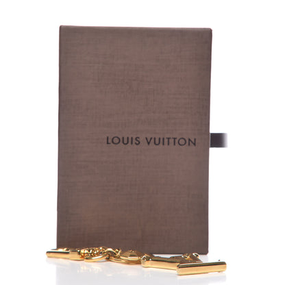 Louis Vuitton LV Facettes Bag Charm Key Holder Gold 3 of 3
