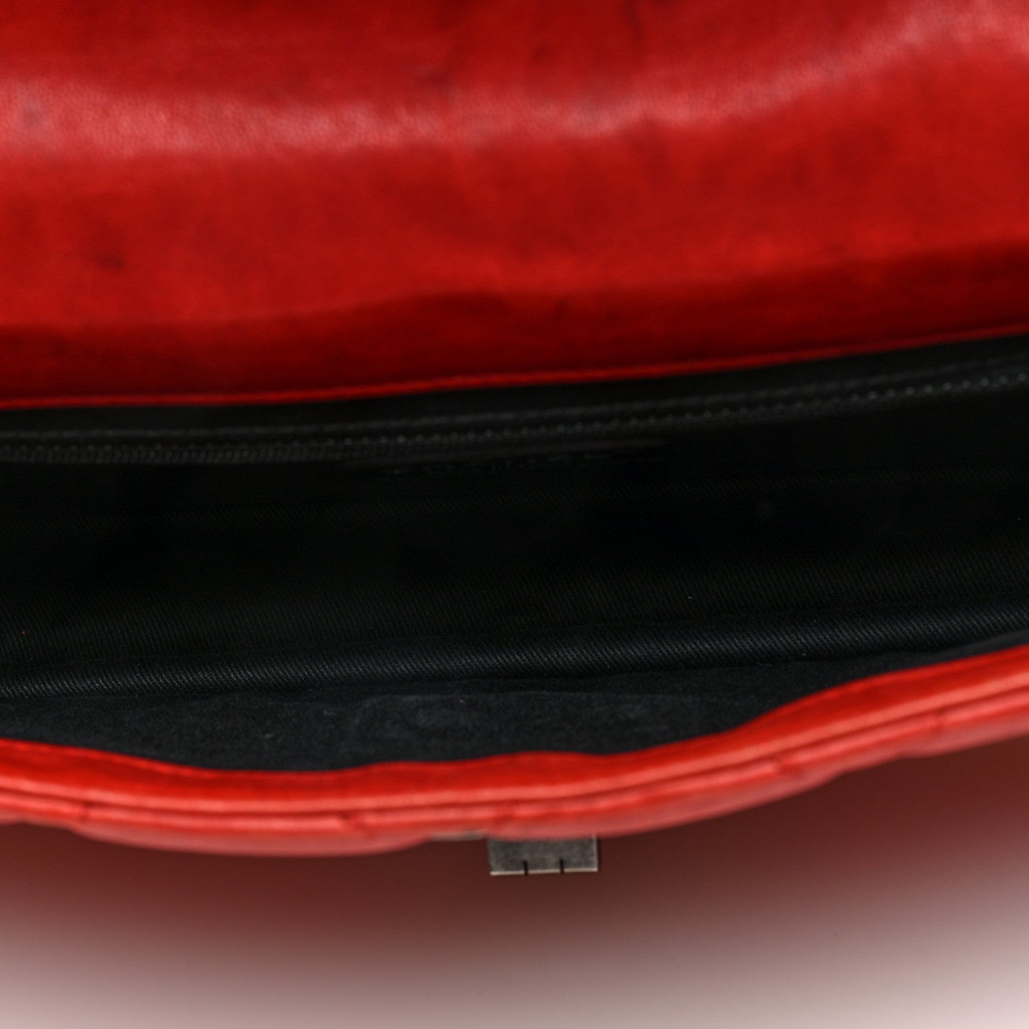 Chanel Washed Lambskin Jumbo Take Away Flap Red 5 of 10