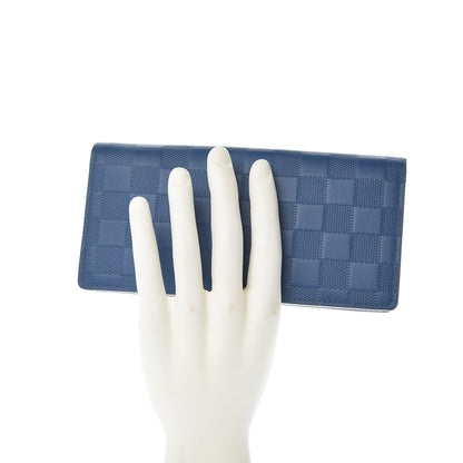 Louis Vuitton Damier Infini Brazza Wallet Neptune 2 of 7