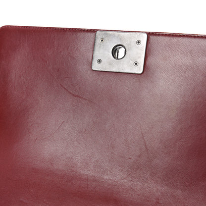Chanel Lambskin Quilted Medium Boy Flap Red 8 of 13