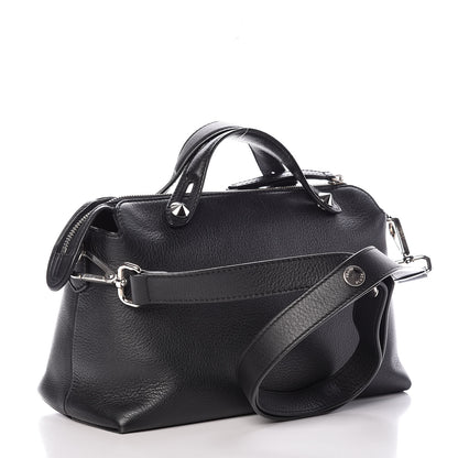 Fendi Vitello Dolce Marmol Medium By The Way Boston Bag Black 3 of 12