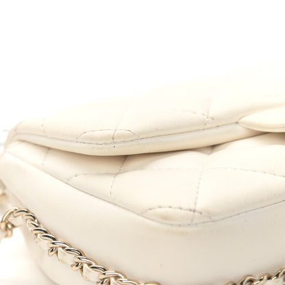 Chanel Lambskin Quilted Mini My Precious Flap White 14 of 17