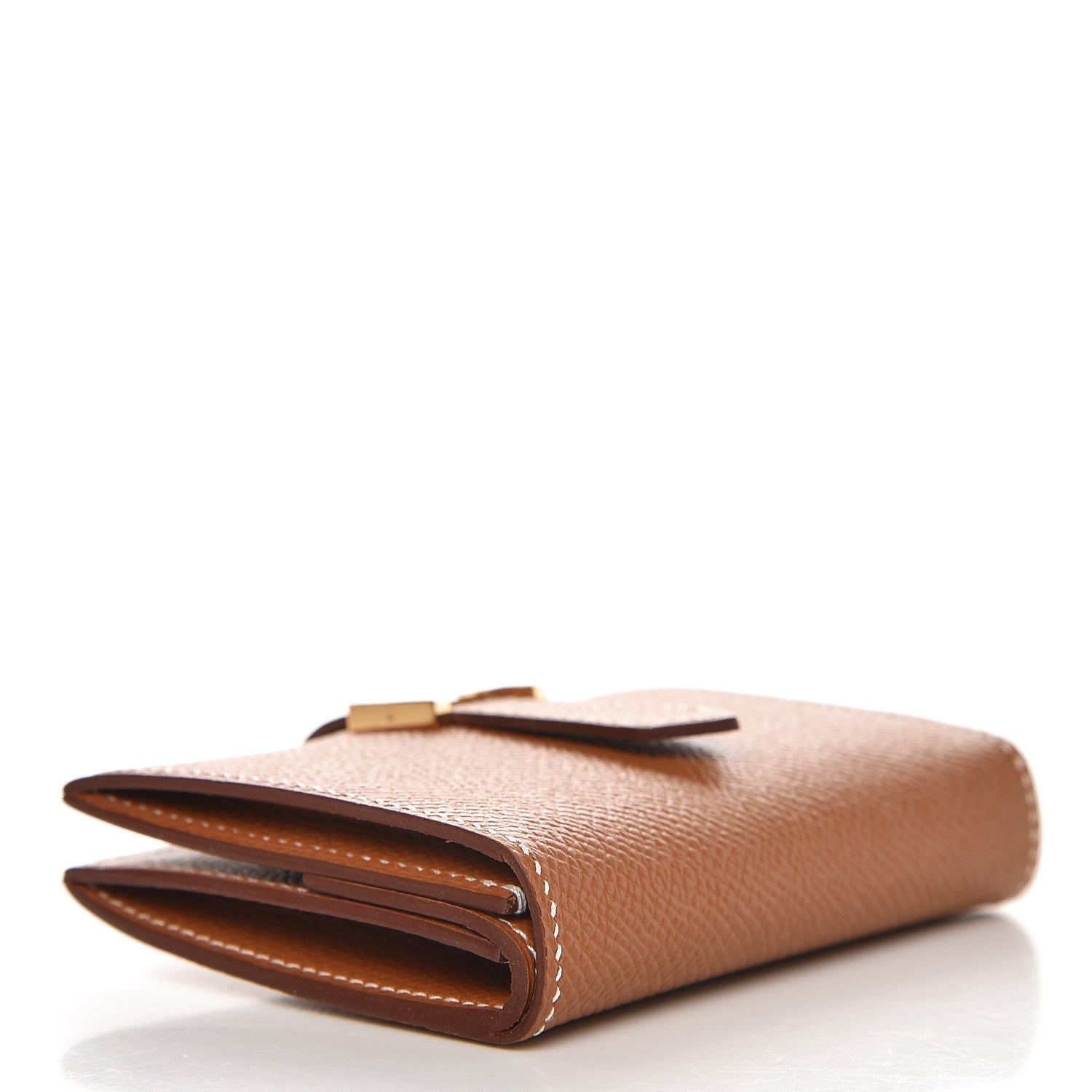 Hermes Epsom Mini Bearn Wallet Gold 4 of 8