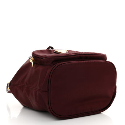 Prada Re-Nylon Saffiano Duet Bucket Crossbody Bag Bordeaux 4 of 10
