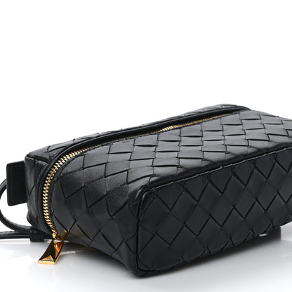 Bottega Veneta Calfskin Intrecciato Bang Bang Vanity Case Black 9 of 12