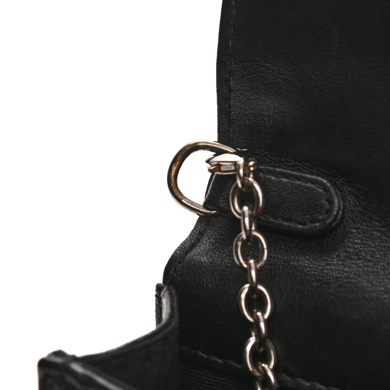Christian Dior Lambskin Cannage Lady Dior Convertible Clutch Black 14 of 14