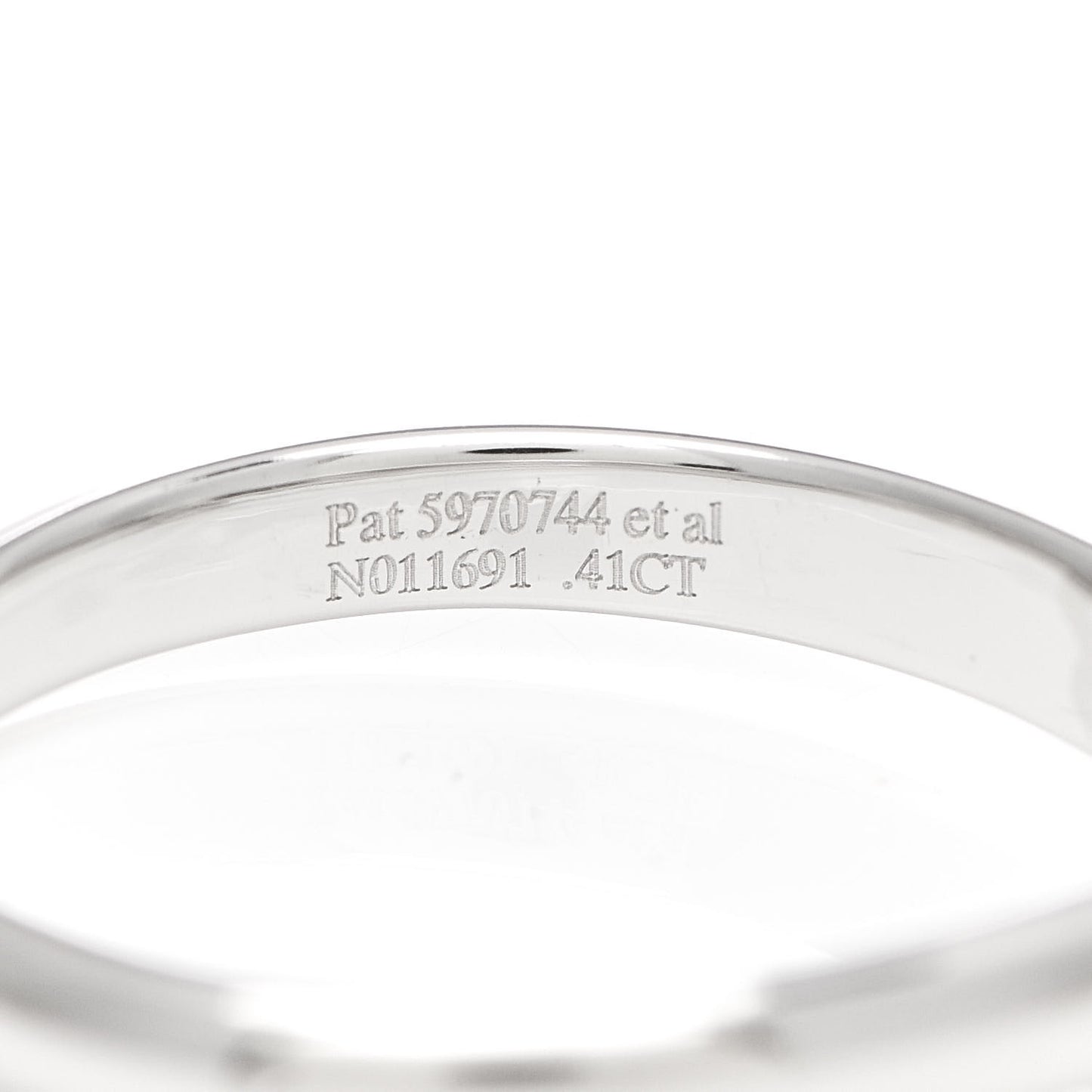 Platinum Diamond .41 Lucida Engagement Ring 49 5