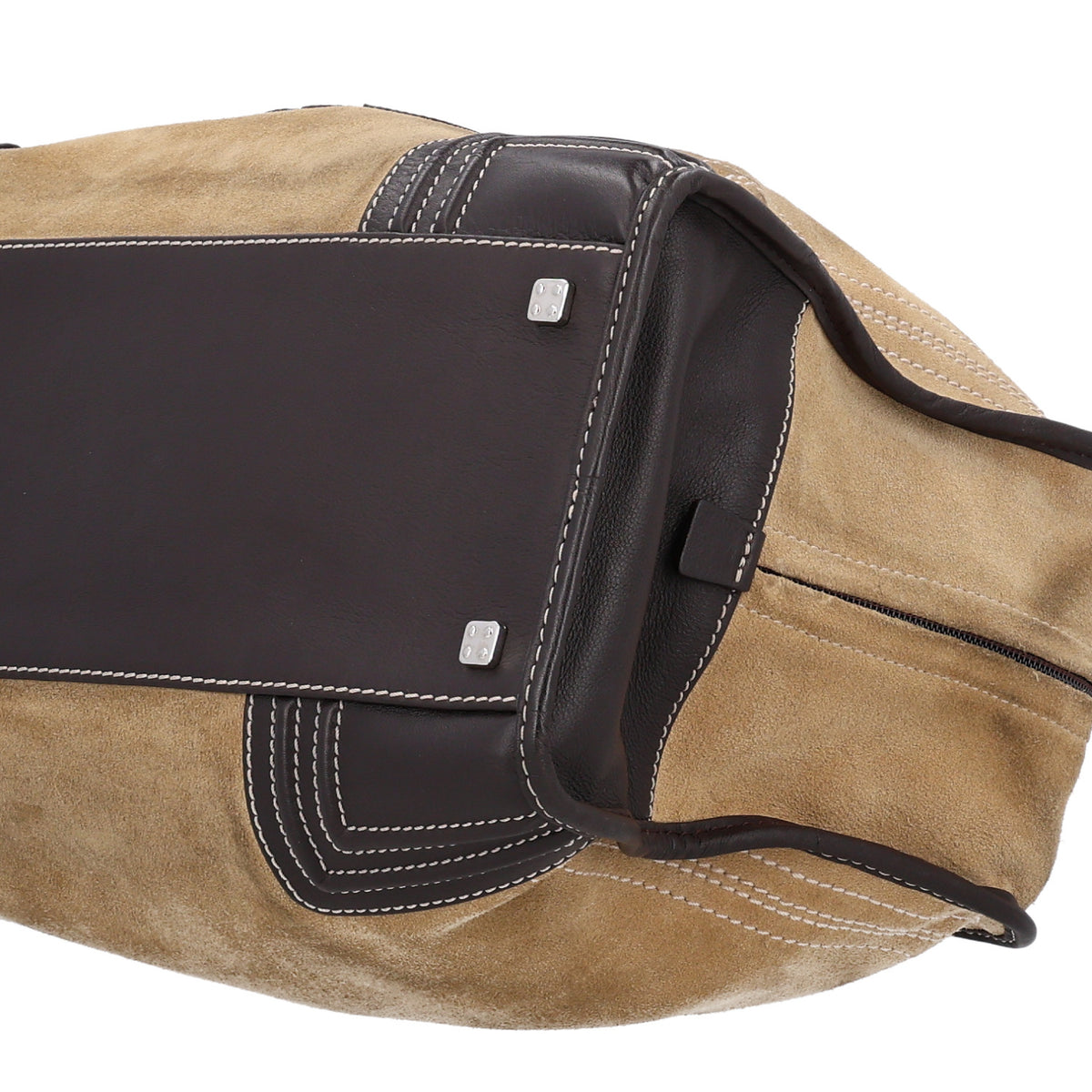 Loewe Suede Calfskin Amazona 36  Gold Brown 10 of 10