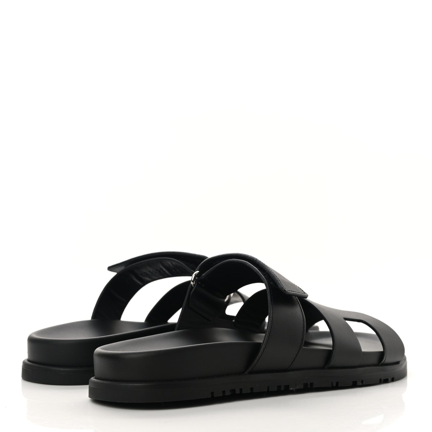 Calfskin Womens Chypre Sandals 38 Black