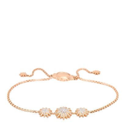 David Yurman 18K Rose Gold Diamond Starburst Adjustable Bracelet 1 of 4
