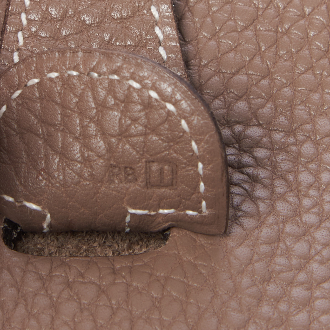 Hermes Taurillon Clemence Evelyne II PM Etoupe 9 of 12