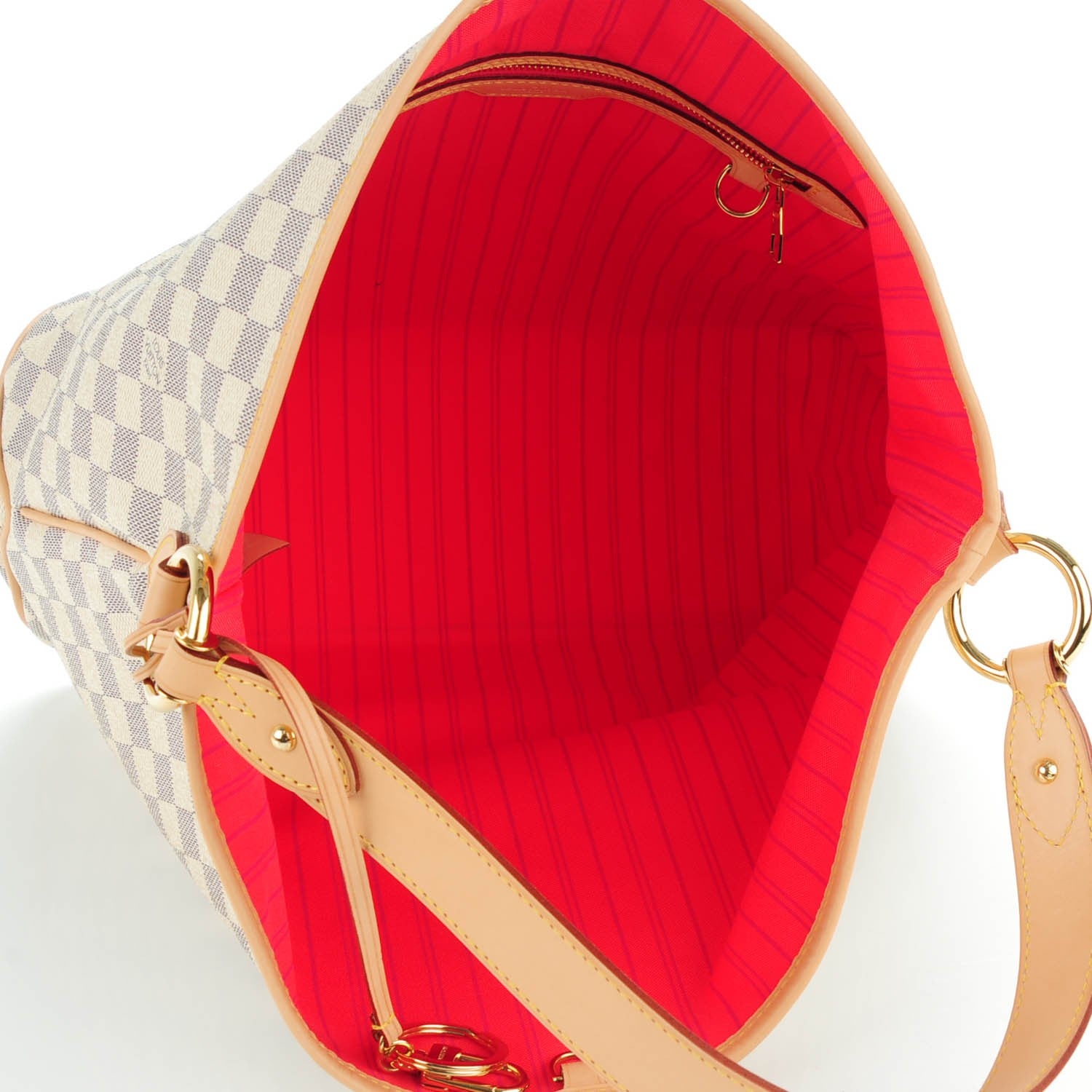 Louis Vuitton Damier Azur Delightful MM Pink 5 of 8