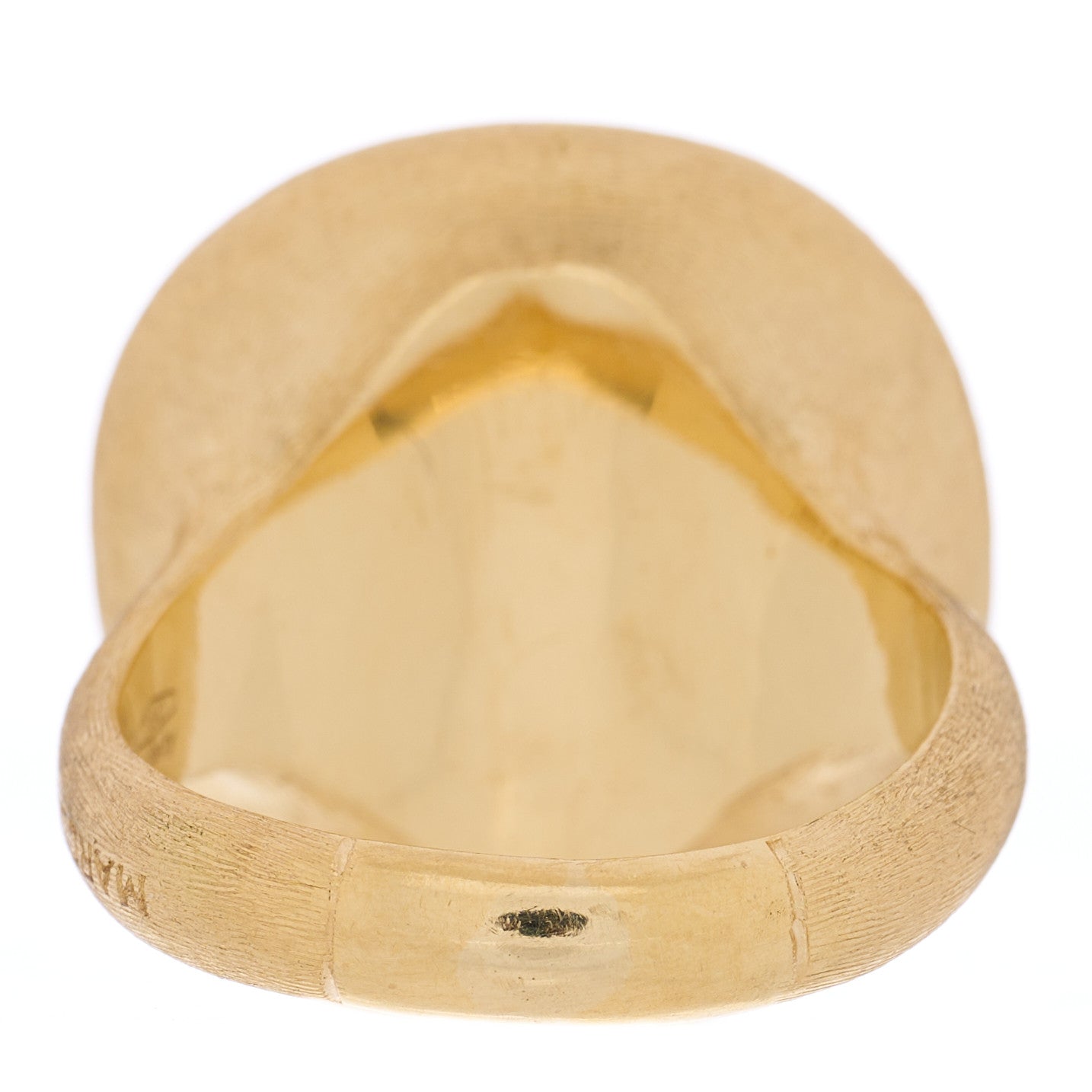 18K Yellow Gold Citrine Jaipur Stackable Ring 50 5.25