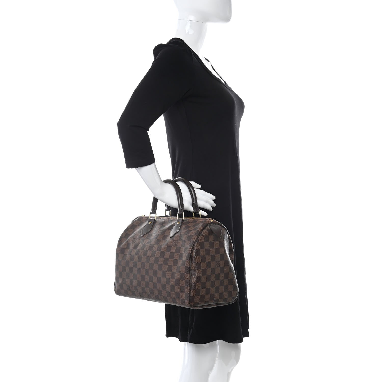 Louis Vuitton Damier Ebene Speedy 30 2 of 12