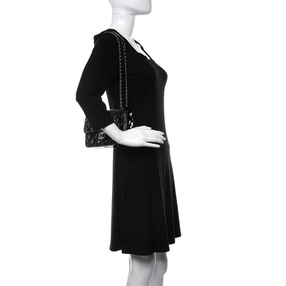 Chanel Patent Quilted Small Coco Shine Flap Black 2 of 10