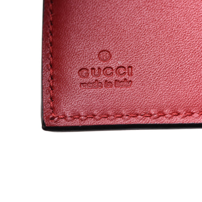 Gucci Calfskin Sylvie Wallet Hibiscus Red 6 of 7