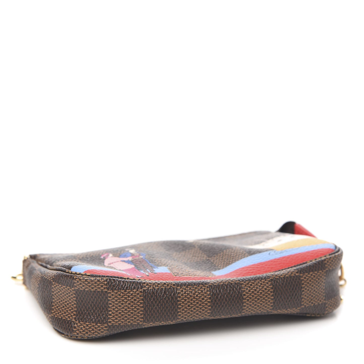 Damier Ebene 2016 Christmas Animation Mini Pochette Accessories