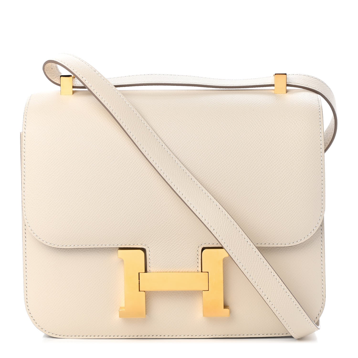 Hermes Epsom Constance 24 Craie 1 of 9