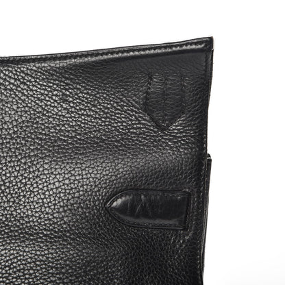 Hermes Taurillon Clemence Jypsiere 37 Black 27 of 31